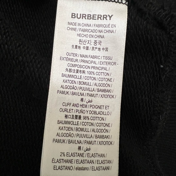 Burberry Horseferry Print Oversized Cotton Drawstring Hoodie - Picture 5 of 5